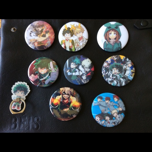 Anime My Hero Academia Button Pin /Bundle. - Picture 1 of 10
